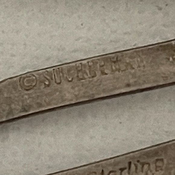 Signed Barbara Sucherman sterling silver pin - Picture 2 of 7